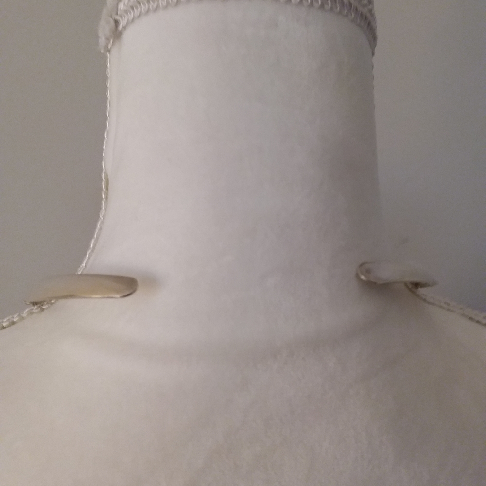 SOLD Sterling Silver 14.5" Choker Cuff Necklace - Picture 6 of 6